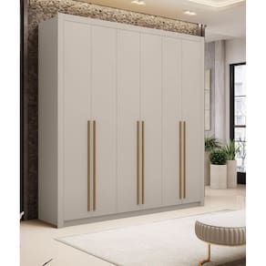 Roupeiro Dubai Majestic com 3 Gavetas Fen-di Vila Rica