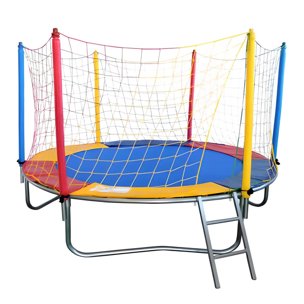 Cama Elástica 2,30m Pula Pula Trampolim Brinquedo Infantil Colorida Premium Resistente Rotoplay Brinquedos
