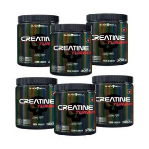 kit Creatina Turbo Neutro (300g) Black Skull 6 unidades