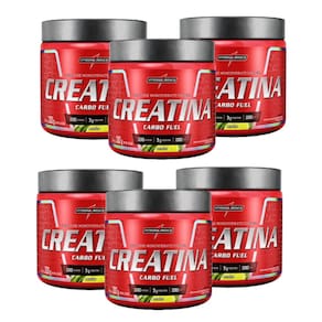 Kit Creatina Carbo Fuel (300g) Integralmedica Limão - 6 Unidades