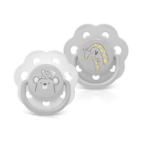 Kit com 2 Chupetas Bico em Silicone Candy 0m+ Neutral Lillo