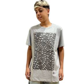 Camiseta Masculina Onbongo Wave Cinza ON194