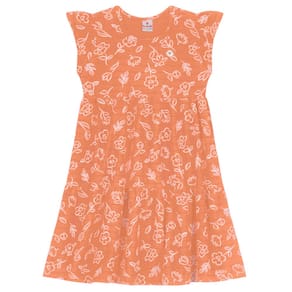 Vestido Em Malha Artesã Infantil Menina Brandili Azul
