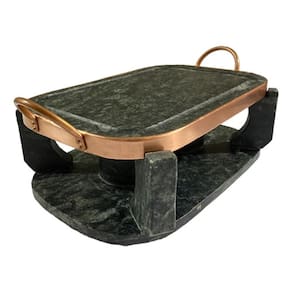 Chapa Oval de Pedra Sabão Gourmet Fondue Grande 31 cm
