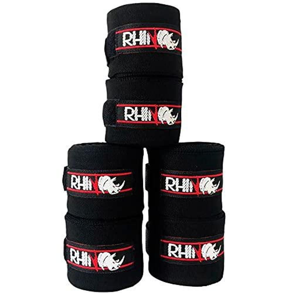 3 Pares de Bandagem Elástica RHINO by Spank - 3m - Preta