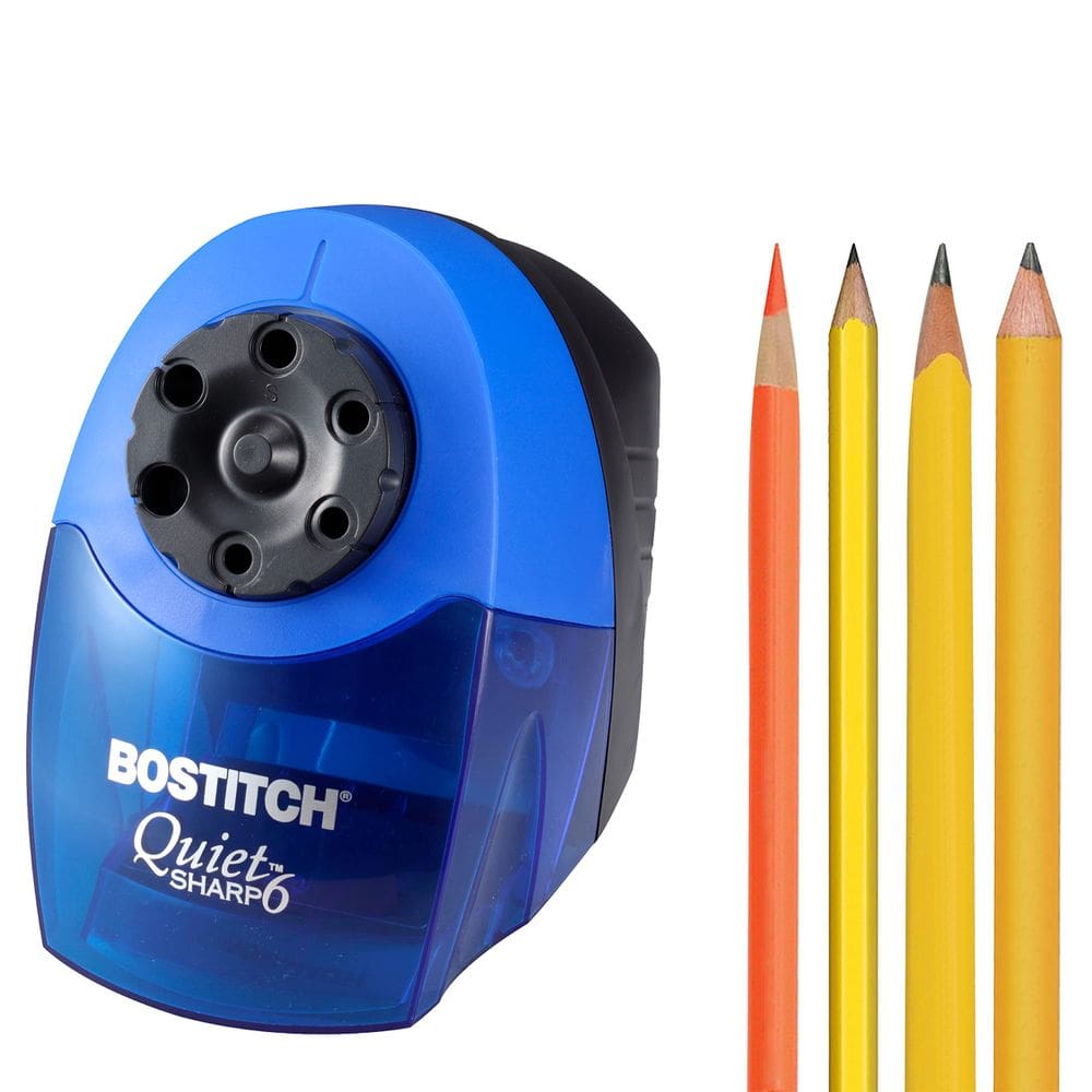 Apontador de lápis elétrico Bostitch Office QuietSharp 6 Blue