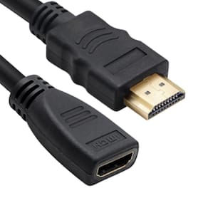 Cabo Fio Extensor HDMI Fêmea Macho 3.0 Metros 3m 4K 1080P Prolongar Aumentar Ampliar Crescer