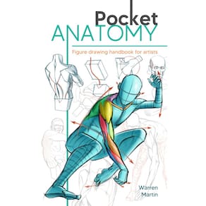 Livro: Manual de desenho de figuras de anatomia de bolso para artistas