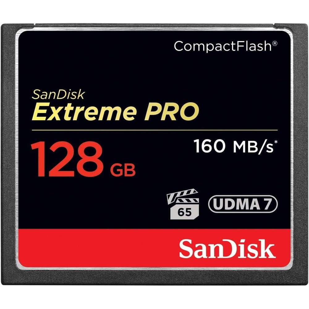 Cartão de memória SanDisk Extreme PRO CompactFlash 128GB UDMA 7