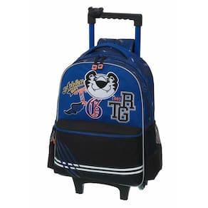 MOCHILA Infantil RODINHAS TIGOR AZUL