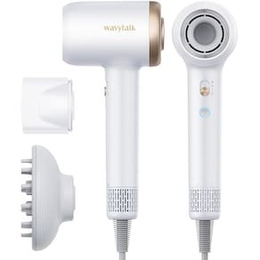 Secador de cabelo Wavytalk Turblow Pro de secagem rápida com difusor branco