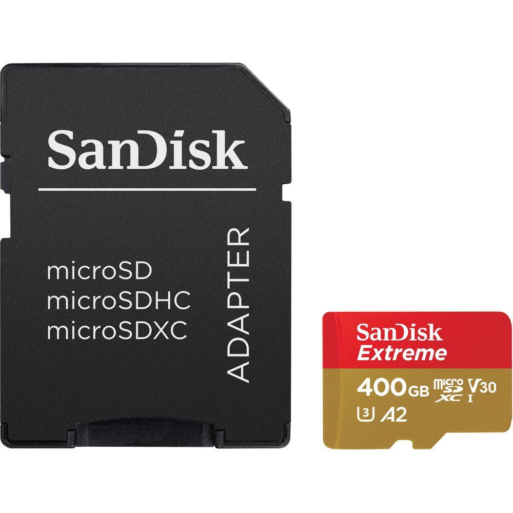 Cartão de memória SanDisk Extreme microSDXC 400GB UHS-I
