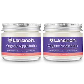 Creme para mamilos Lansinoh Organic 120mL, pacote com 2