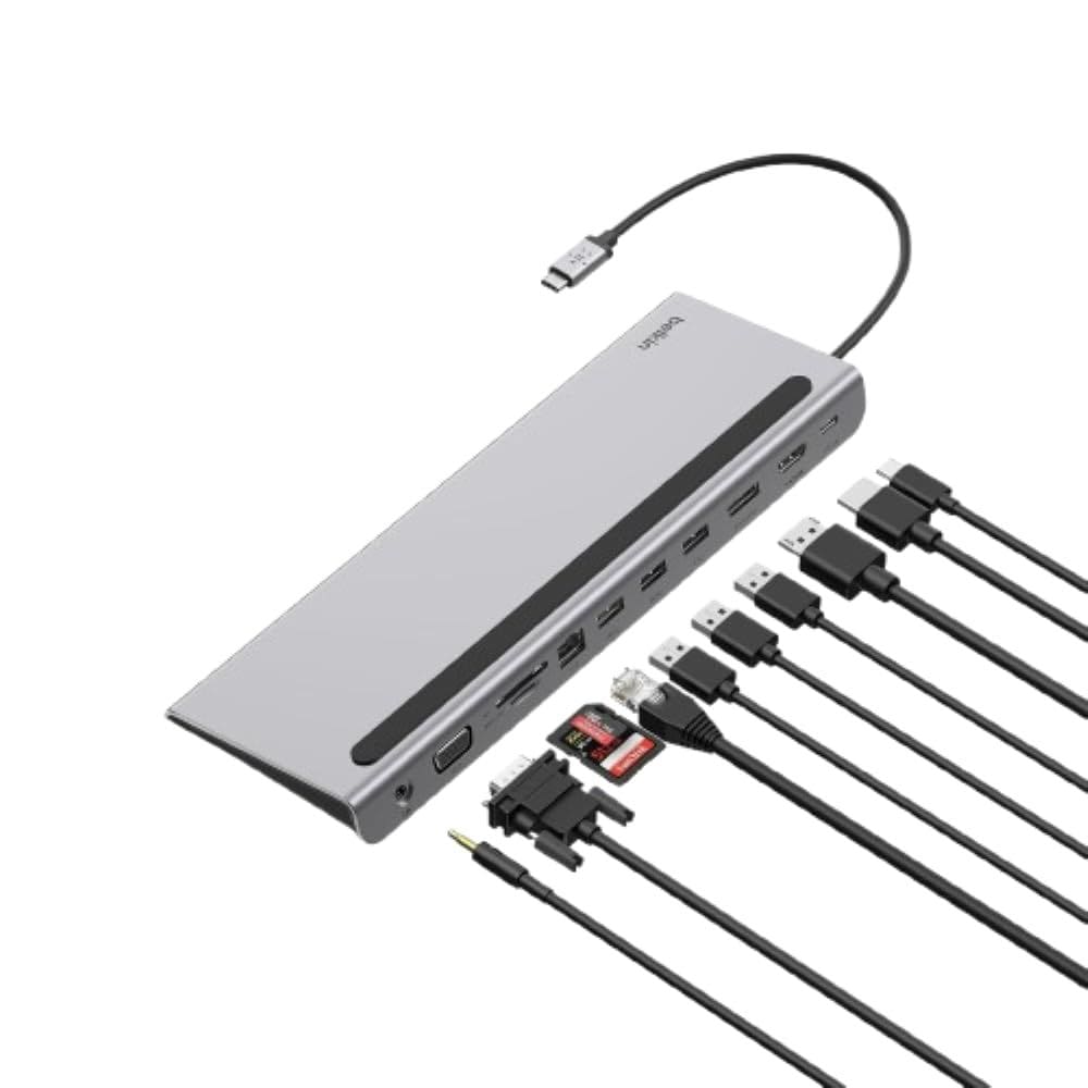 Hub USB C Belkin 11 em 1, dock para laptop multiportas 4K HDMI 100W