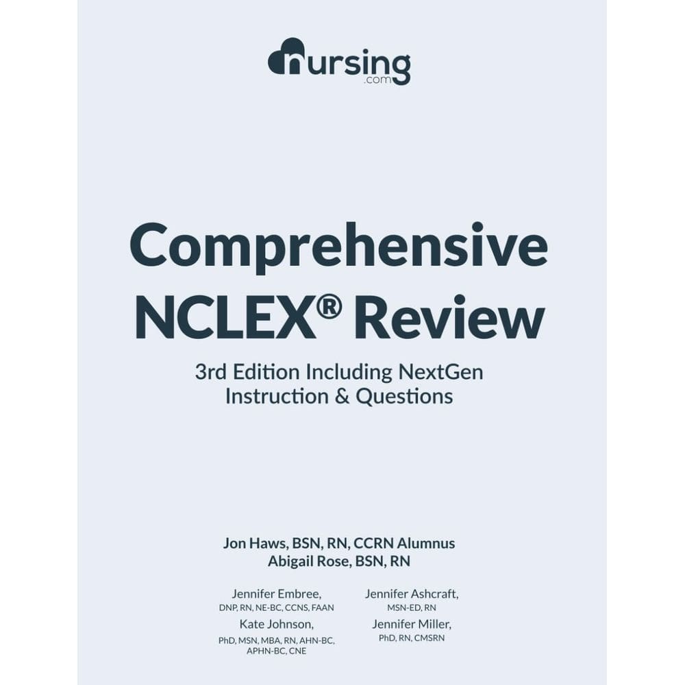 Livro Comprehensive NCLEX Review, 3ª edição com NextGen 2023