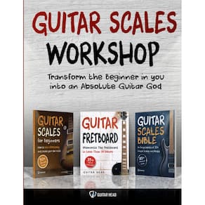 Livro Guitar Scales Workshop 3 em 1 Guitar Solo Guitar God Mastery