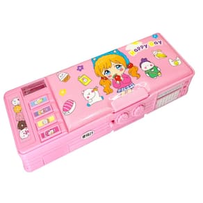 Estojo de lápis LilyBeauty Pop Up Multifuncional para crianças rosa