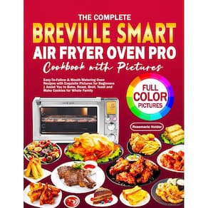 Livro de receitas Breville Smart Air Fryer Oven Pro com fotos
