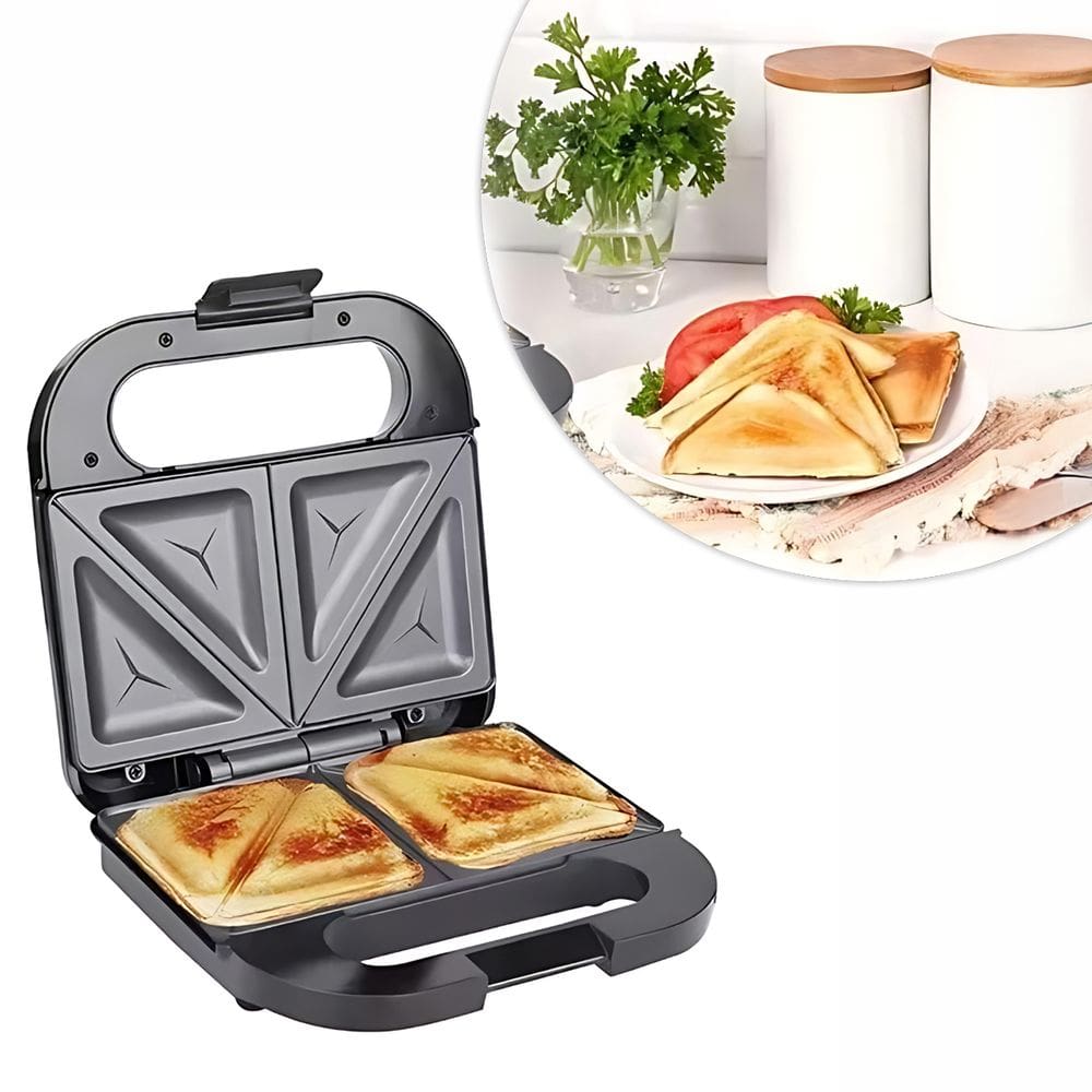 Sanduicheira Elétrica Antiaderente Misto Quente Grill 750w 110V