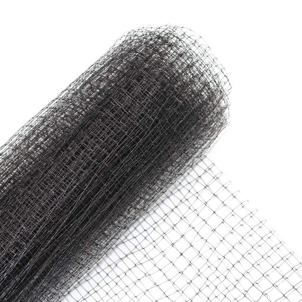 Rede para pássaros de jardim POYEE 4,1 m x 10,2 m preta resistente