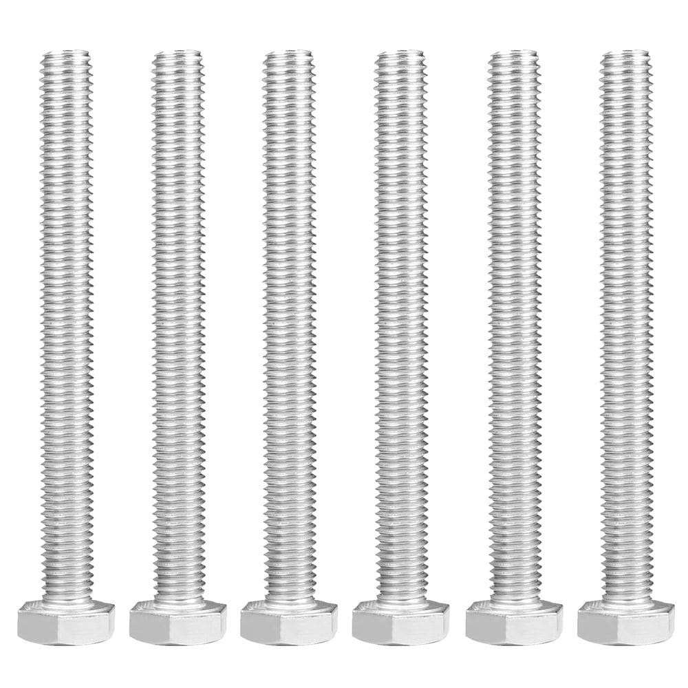 Parafusos de cabeça hexagonal MROmax M10 x 100mm 304 de aço inoxidável 18-8