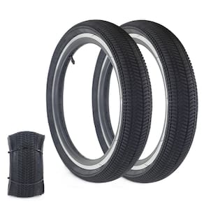 Pneu de bicicleta BALINGE 14 x 2.125 35,56 cm, pacote com 2 bicicletas infantis