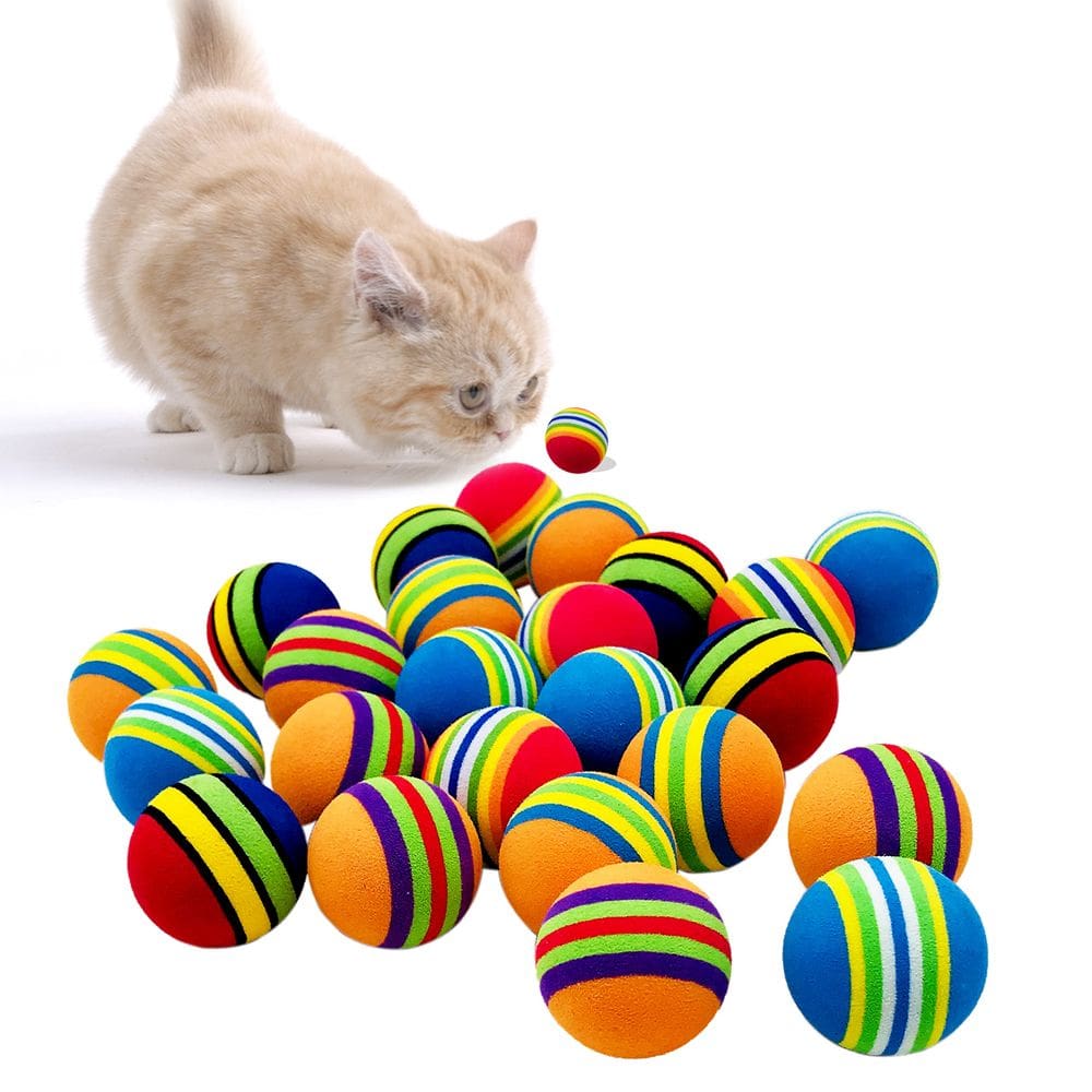 Bolas de brinquedo PET SHOW Interactive Cat 50 unidades para gatos domésticos