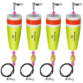 Flutuadores de pesca THKFISH Popping Cork Trout Saltwater 4 unidades
