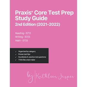Guia de estudo de preparação para o teste Praxis Core, 2ª edição (2021-2022)