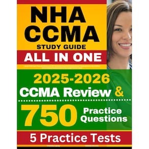 Guia de estudo NHA CCMA 2025-2026 com mais de 750 perguntas e respostas