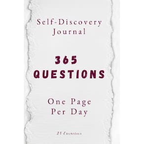 Journal 365 Questions, um ano, Self-Discovery, capa dura