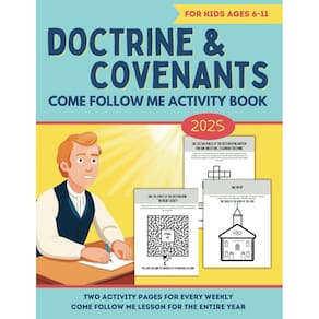 Livro de atividades Doutrina e Convênios Venha e Me Siga Crianças 6-1