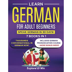 Livro Aprenda alemão para adultos iniciantes: 7 em 1, fale em 30 D