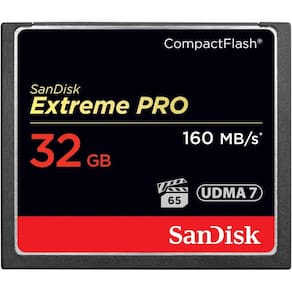 Cartão de memória SanDisk Extreme PRO CompactFlash 32GB UDMA 7