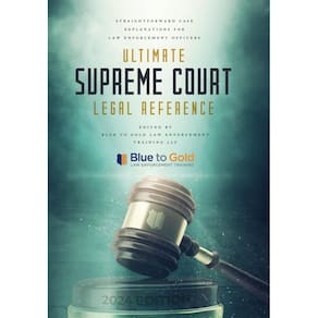 Livro Ultimate Supreme Court Legal Reference Law Enforcement