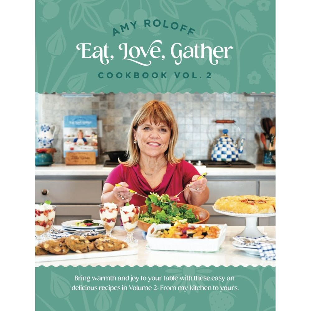 Livro de receitas Amy Roloff Eat, Love, Gather Vol 1 e Vol 2