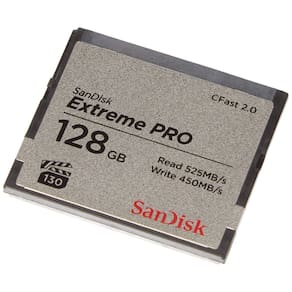 Cartão de memória SanDisk Extreme PRO CFast 2.0 128GB