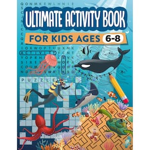 Livro de atividades Ultimate Kids publicado de forma independente de 6 a 8 anos