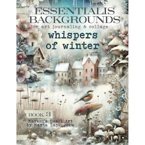 Livro ESSENTIALIS BACKGROUNDS WHISPERS OF WINTER para Art Jour