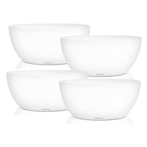 Kit 4 Bowls 700Ml Branco - Polipropileno