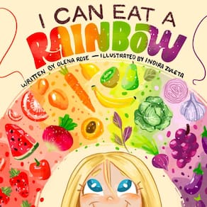 Coleção de livros infantis I Can Eat a Rainbow