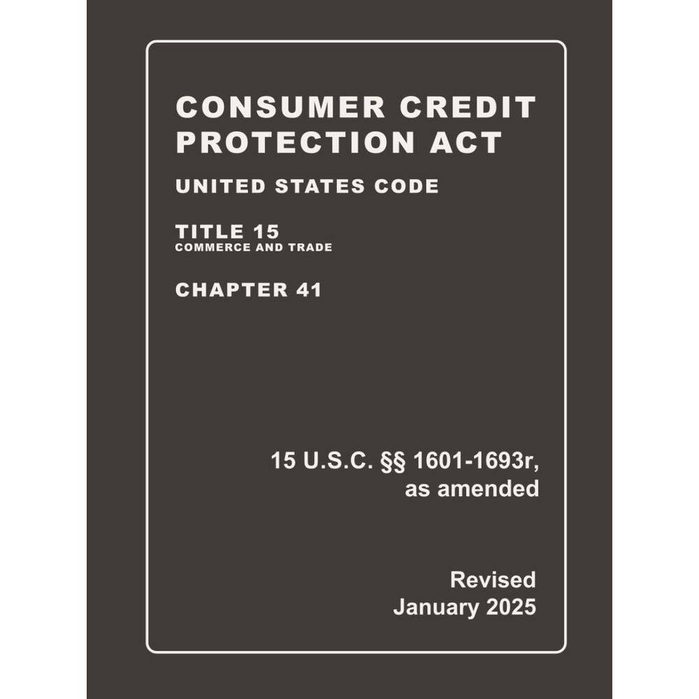 Livro: Lei de Proteção ao Crédito ao Consumidor, Título do Código dos Estados Unidos