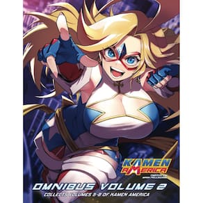 Livro Kamen America Omnibus Volume 2, tradução em inglês