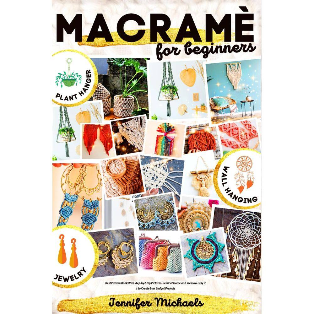 Livro de padrões Macramè para iniciantes absolutos com passo a passo