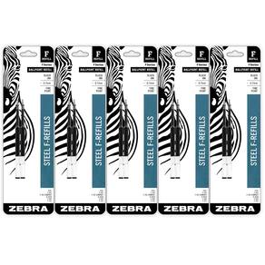 Recarga de caneta Zebra F-Series Esferográfica em Aço Inoxidável 0,7 mm