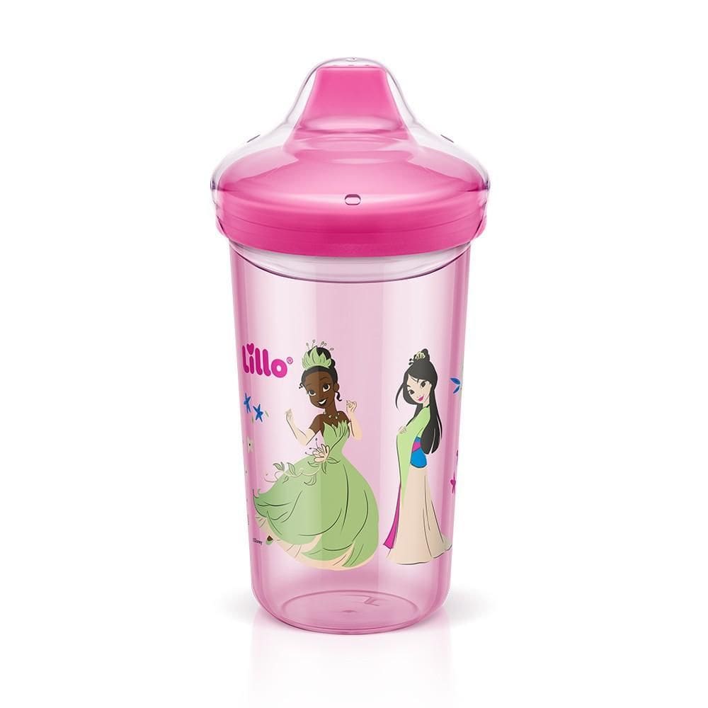 Copo De Treinamento Infantil Max Disney 320Ml Rosa Lillo