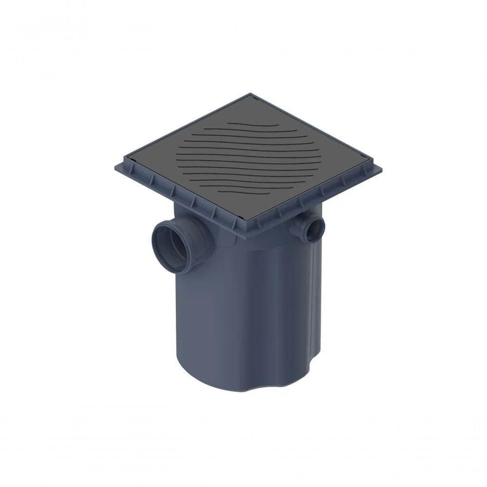 Caixa De Gordura Limpeza Dn100 Cinza Tigre