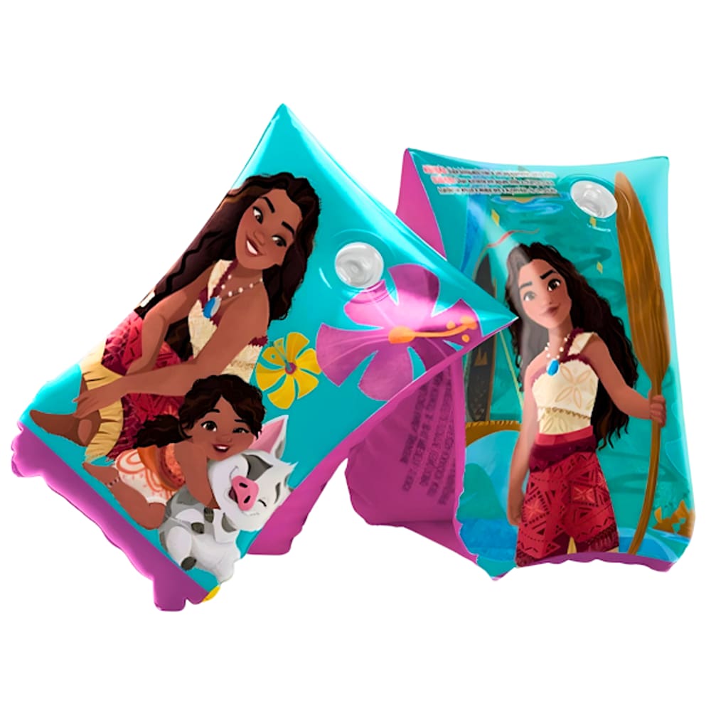 Boia de Braço Inflavel Infantil 18x14cm Moana Disney Elitoys