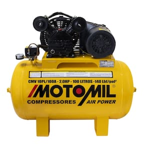 Compressor de Ar 10 Pés 100L 2HP 220V CMV-10PL/100A Motomil