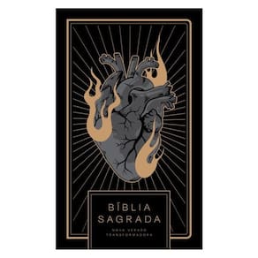Bíblia Nvt Coração All Black - Letra Normal